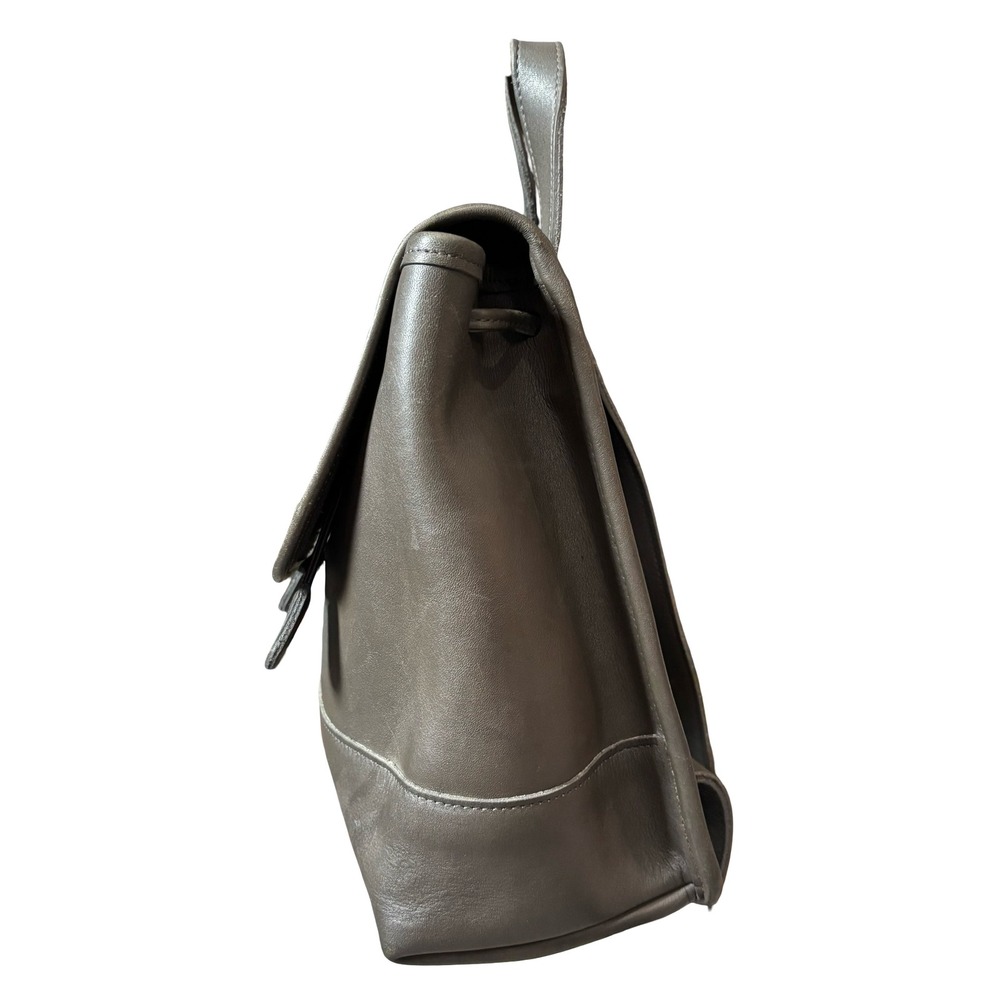 Coach Vintage 9960 Mini Backpack Charcoal Gray Glove Tanned Leather - Picture 4 of 11